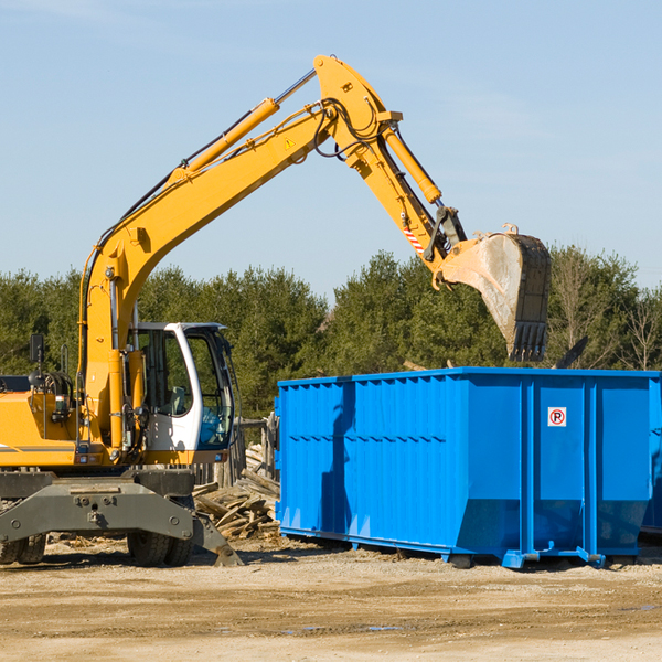 are there any restrictions on where a residential dumpster can be placed in Natrona Heights